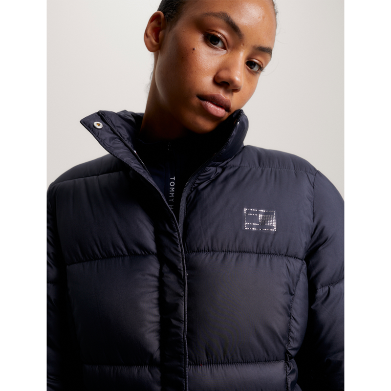 Tommy Hilfiger Women's Long Coach Jacket - Desert Sky-6